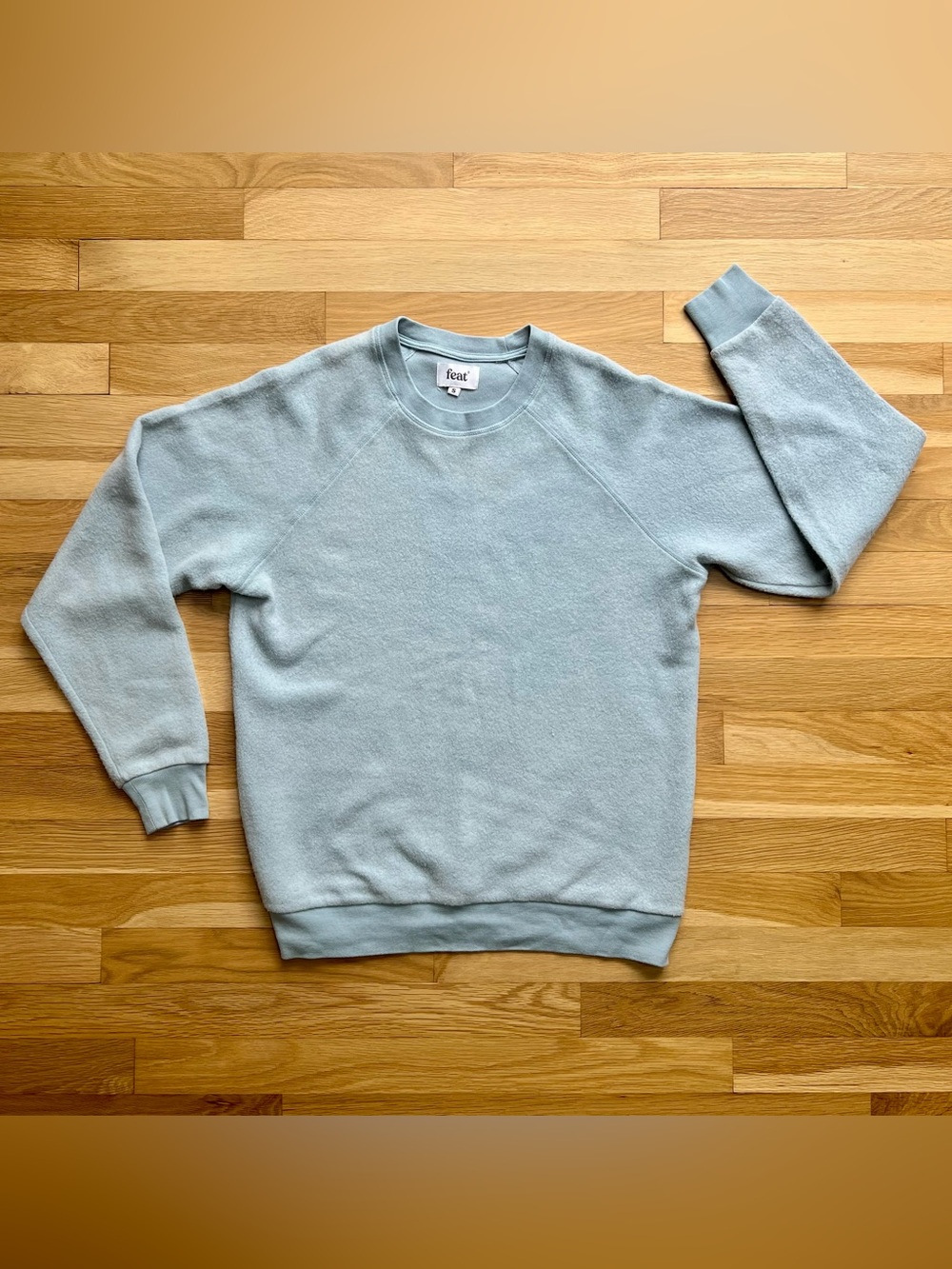 feat® Women's Light Blue Crew Sweatshirt - Cozy Everyday Pullover